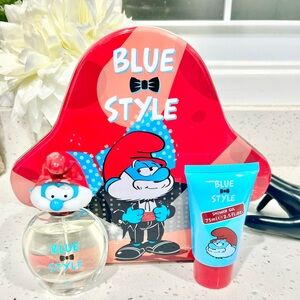 The Smurfs Blue Style Gift Set of 2 PCS For Kids PAPA Smurf EDT & Shower Gel